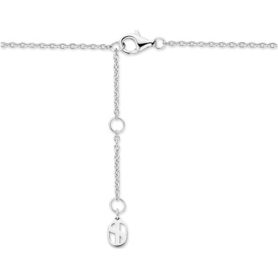 Bracelet Ti Sento en argent plaqué platine et oxyde de zirconium