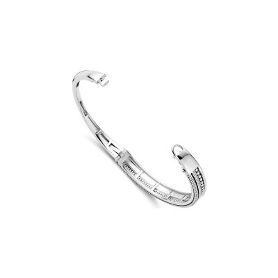 Bracelet Ti Sento en argent plaqué platine et oxyde de zirconium