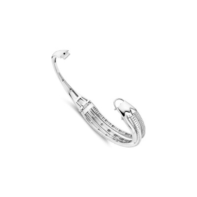 Bracelet Ti Sento en argent plaqué platine et oxyde de zirconium
