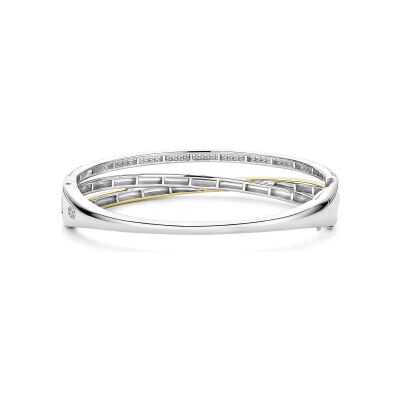 Bracelet Ti Sento en argent doré et oxyde de zirconium