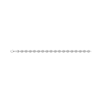 Collier maille grain-café en argent