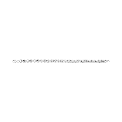 Collier maille jaseron en argent