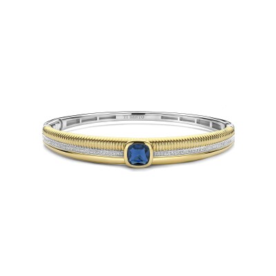 Bracelet Ti Sento en argent doré et oxydes de zirconium