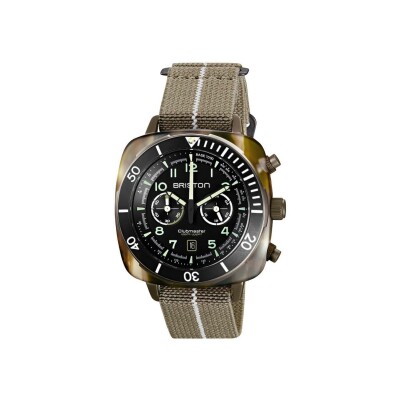 Montre Briston Clubmaster Outdoor Acétate Jungle 23144.PKAM.TJ.19.EK