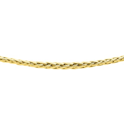 Chaîne maille palmier en or jaune