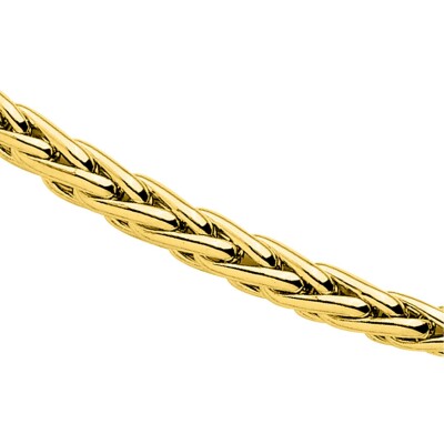 Chaîne maille palmier en or jaune, taille 45cm