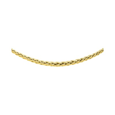 Chaîne palmier chute en or jaune, 45cm