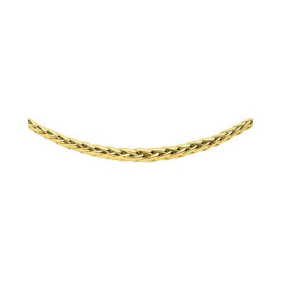 Chaîne palmier chute en or jaune, 45cm