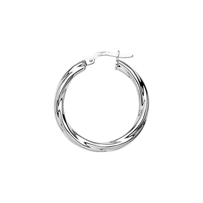 Boucles d'oreilles créoles en argent