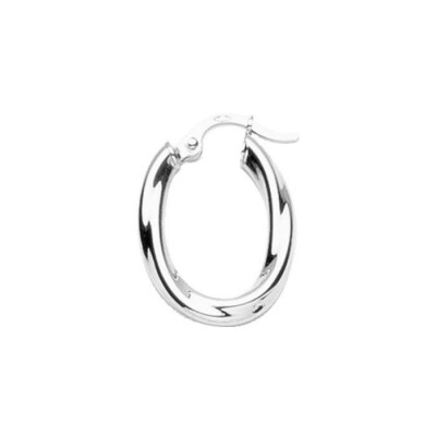 Boucles d'oreilles créoles en argent