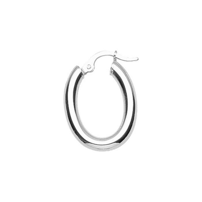 Boucles d'oreilles créoles en argent