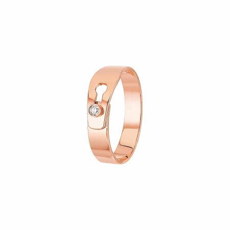 Bague dinh van Serrure en or rose et diamant