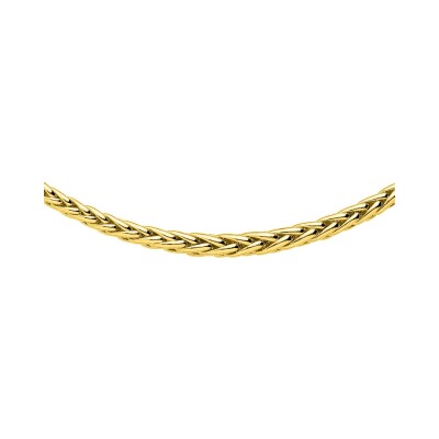 Chaîne maille palmier en or jaune