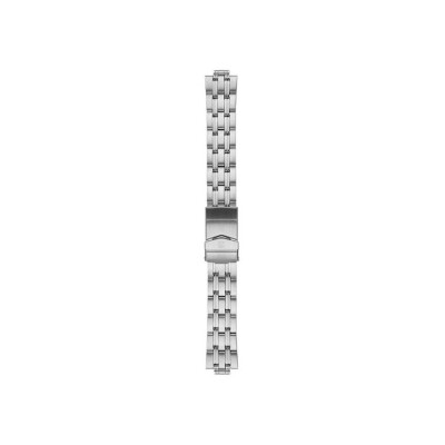 Bracelet montre Rochet Deepsea en acier maille paillasson poli et satiné, anse courbe/tube - 18mm