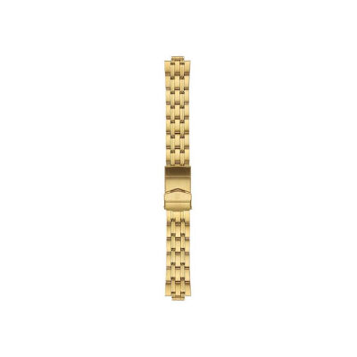 Bracelet montre Rochet Deepsea en acier pvd maille paillasson poli et satiné, doré, anse courbe/tube - 18mm