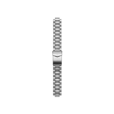 Bracelet montre Rochet Scuba en acier maille paillasson poli et satiné, anse courbe/tube - 18mm