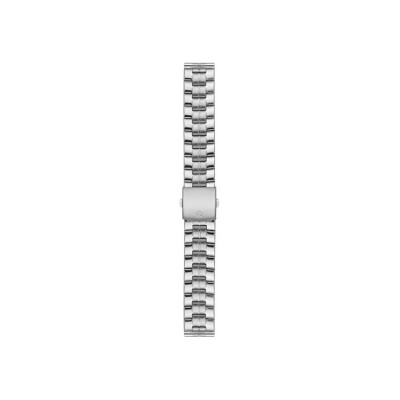 Bracelet montre Rochet Tank en acier maille paillasson poli, anse tube - 20mm