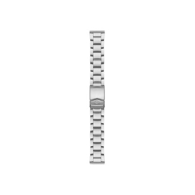 Bracelet montre Rochet Seastar en acier maille paillasson poli et satiné, anse tube - 22mm