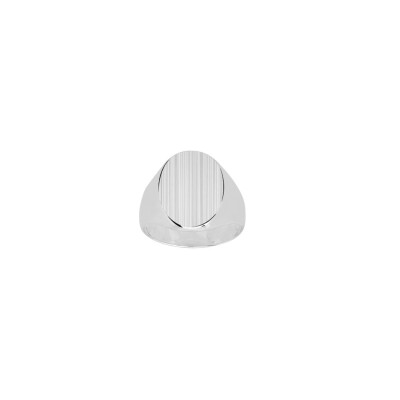 Chevalière en argent