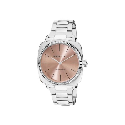 Montre Briston Clubmaster Elegant Acier - Rose 23937.S.E.6.SB