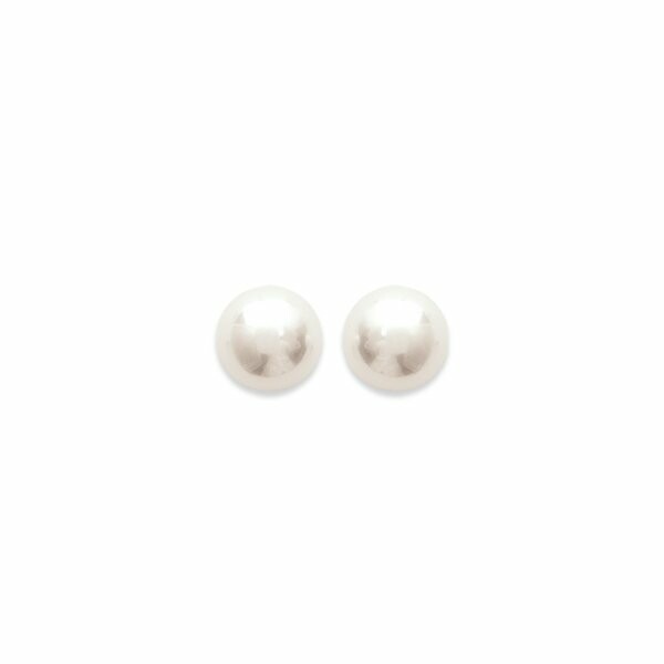 Boucles d'oreilles en plaqué or et perles d'imitation