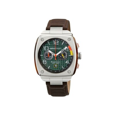 Montre Briston Streamliner Urban Gentleman Chrono date 24142.S.T.16.LBR