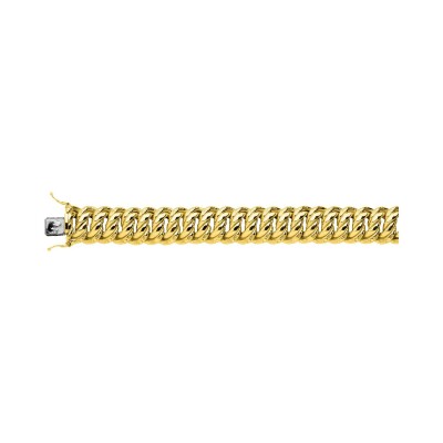 Chaîne américaine droite en or jaune, 20cm