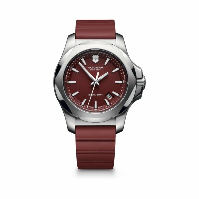 Montre Victorinox I.N.O.X., cadran rouge, 43mm