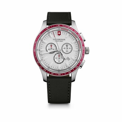 Montre Victorinox Alliance Sport Chronograph, cadran blanc, 44mm