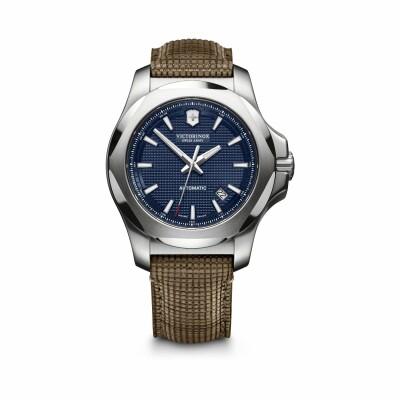 Montre Victorinox I.N.O.X. Mechanical, cadran bleu, 43mm