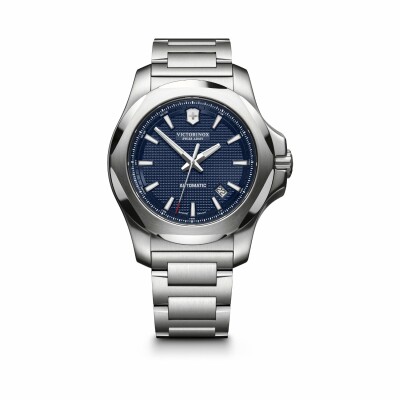 Montre Victorinox I.N.O.X. Mechanical, cadran bleu, 43mm