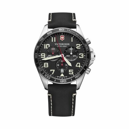 Montre Victorinox FieldForce Chronograph, cadran noir, 42mm