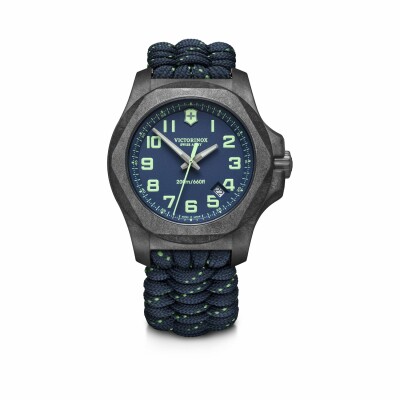 Montre Victorinox I.N.O.X. CARBON, cadran bleu, 43mm