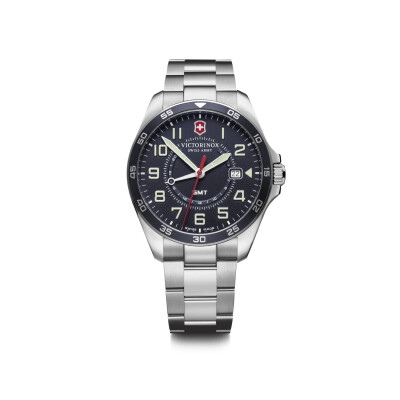 Montre Victorinox Fieldforce GMT, cadran noir, 42mm