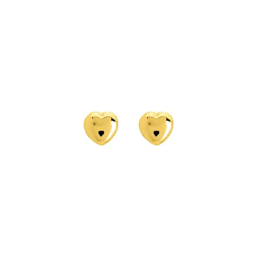 Puces d'oreilles en or jaune