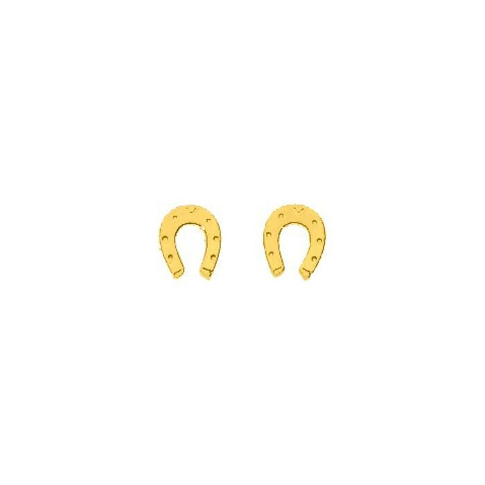 Puces d'oreilles en or jaune