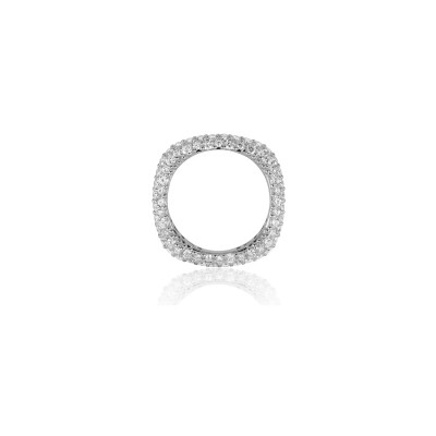 Bague Fullord Slim Ghost en or blanc et diamants