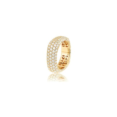 Bague Fullord Ghost en or jaune et diamants