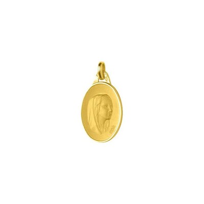 Médaille Vierge en or jaune