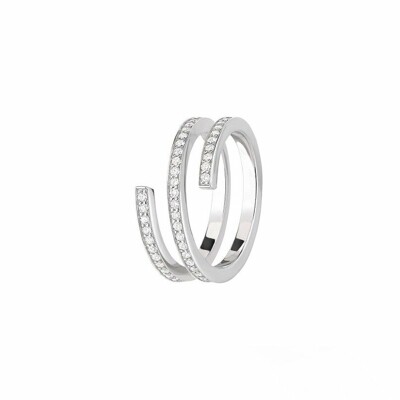 Bague dinh van Spirale en Or blanc et Diamant