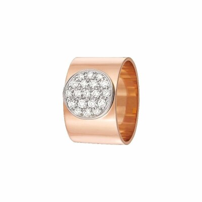 Bague dinh van Anthéa en Or rose et diamants
