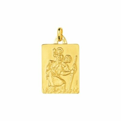 Médaille St-Christophe en or jaune