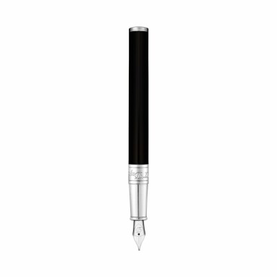 Stylo plume S.T. Dupont D-Initial noir-chrome