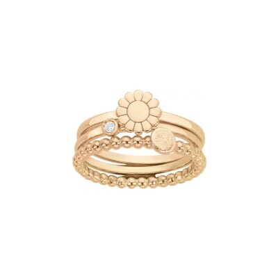 Bague La Garçonne en argent et Diamant, taille 56