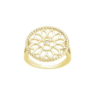 Bague La Garçonne en argent et diamant, taille 56