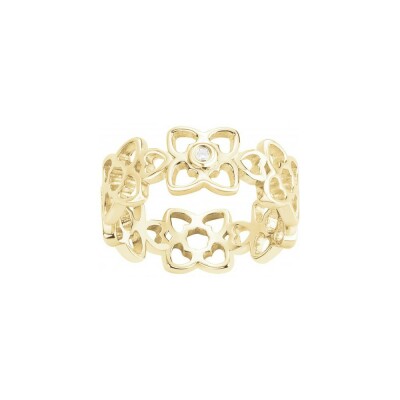 Bague La Garçonne en argent et diamant, taille 56