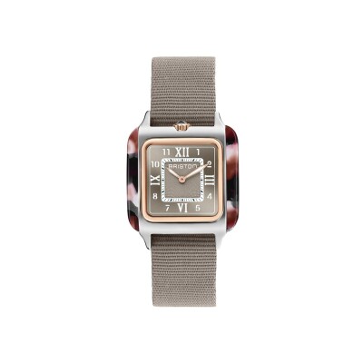 Montre Briston Streamliner Kennedy 30mm 262030.PRA.UBR.30.NT