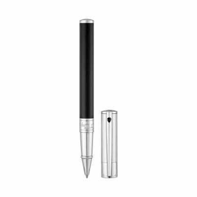 Rollerball S.T. Dupont D-Initial précieux finition chrome noir