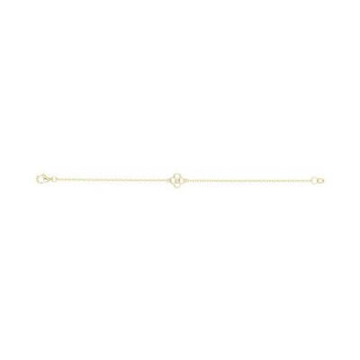 Bracelet La Garçonne en plaqué or et diamant