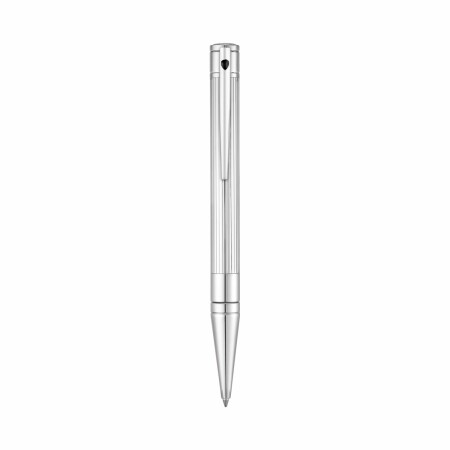 Stylo bille S.T. Dupont D-Initial finition chrome gris